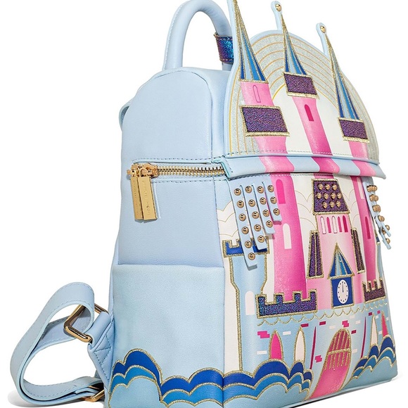 Disney Danielle Nicole Sleeping Beauty Castle Backpack Bag Disneyland paris - Picture 7 of 8